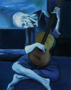 The Old Guitarist by Pablo Picasso