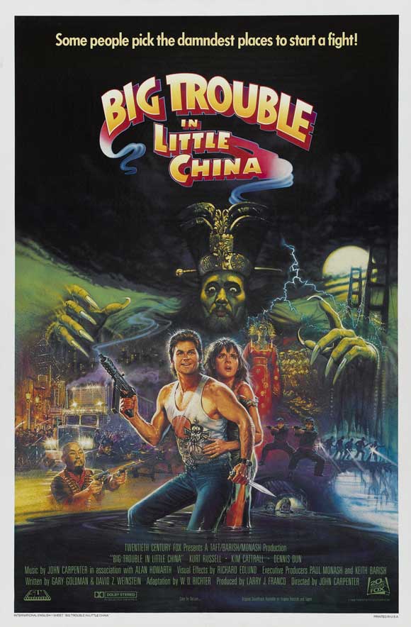 Big Trouble in Little China movie poster