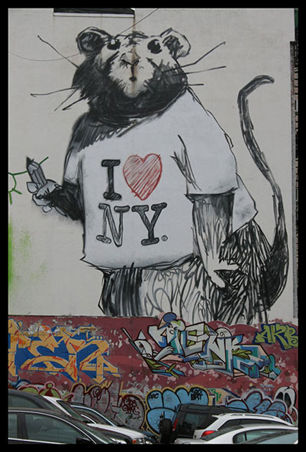 Banksy I Heart New York