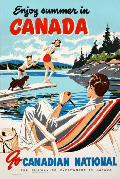 Enjoy Summer in Canada Vintage Ad