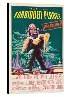 Forbidden Planet Movie Poster on Canvas