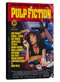 Pulp Fiction Movie Poster on Canvas
